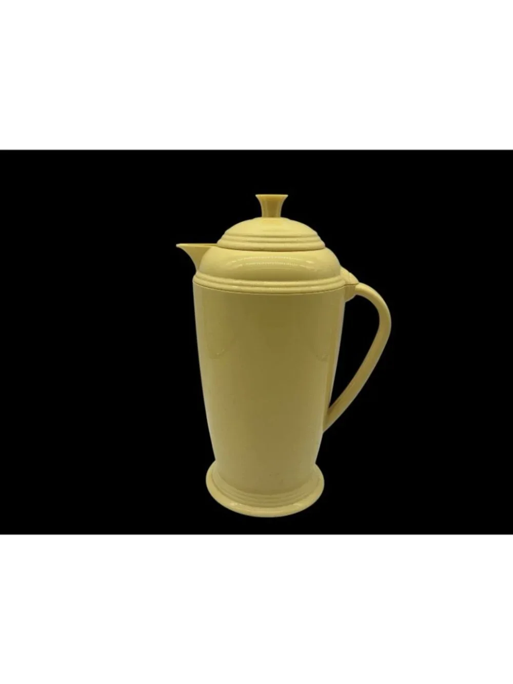 Sunflower Yellow FIESTA Vintage Plastic Insulated Carafe By Copco